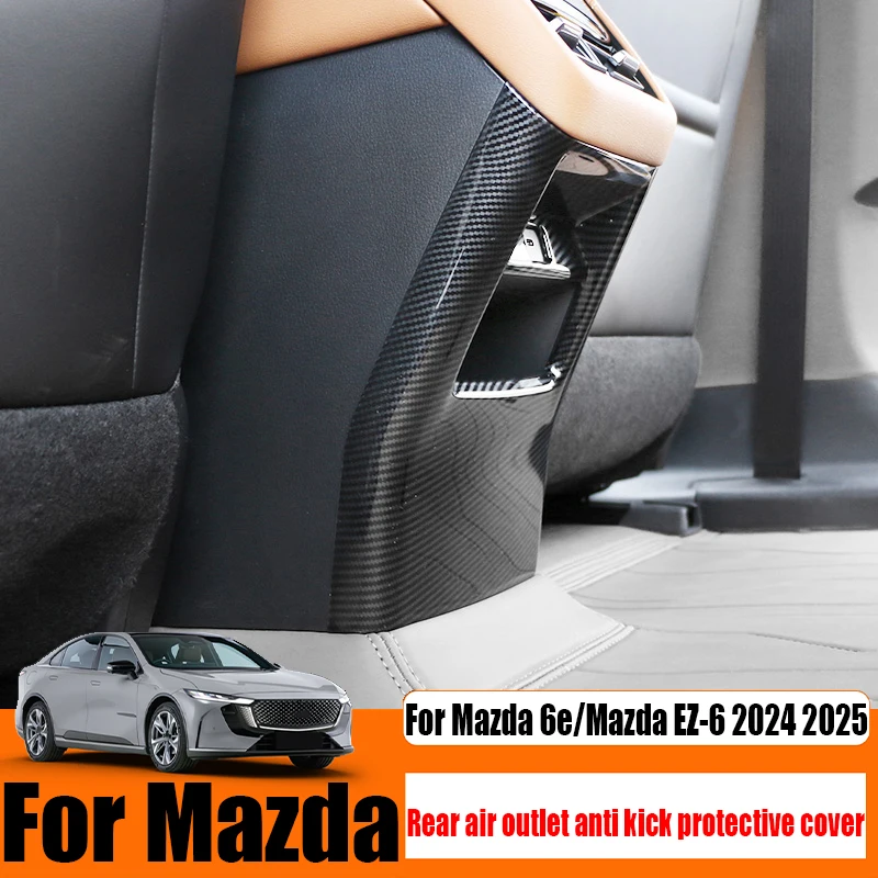 

Для Mazda 6e/Mazda EZ-6 2024 2025 подлокотник, задний воздуховыпускной отверстие, противоударная крышка, модификация салона автомобиля, грязеотталкивающий продукт