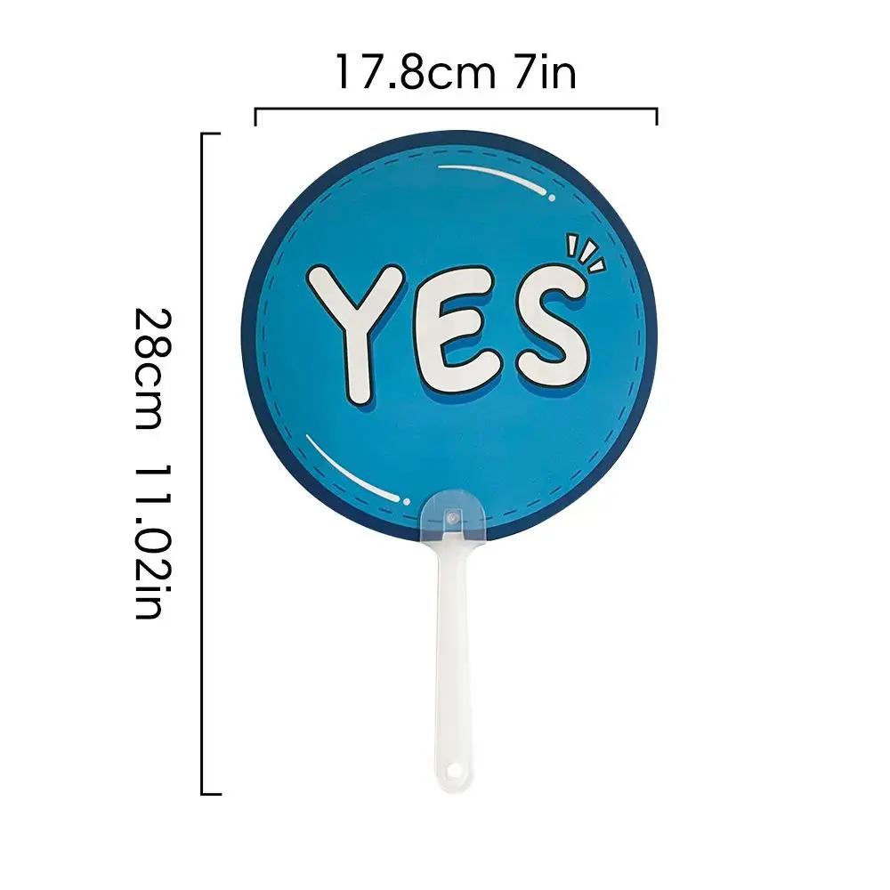 10 Pcs Opponent Sign Plastic Voting Paddles Students Teaching Aids Classroom Management Tools Yes No Polling Student
