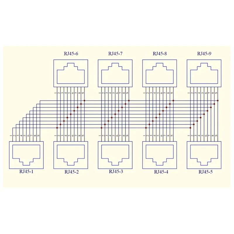 A88E-BRK8P8CSJ لوح مهايئ 9-Way Bus Breakout Board محطة كتلة، موصل DIN السكك الحديدية قابل للتركيب