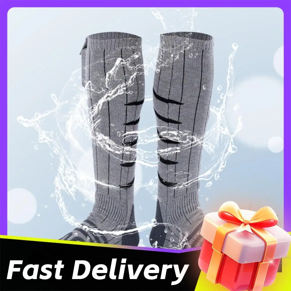 

Зимние термоноски с быстрым нагревом, утепленные, для активного отдыха, лыжного спорта и походов, моющиеся