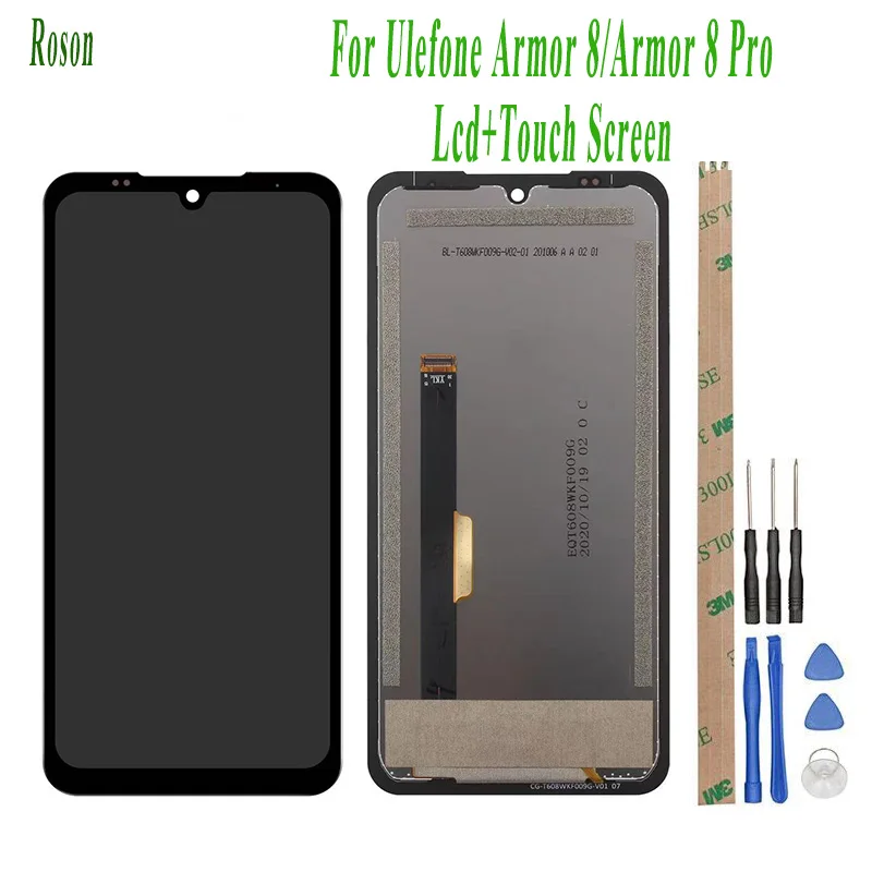 

Для Ulefone Armor 8 ЖК-дисплей и планшетов с диагональю 6,10 дюйма для Ulefone Armor 8 Pro LCD Screen Sensor