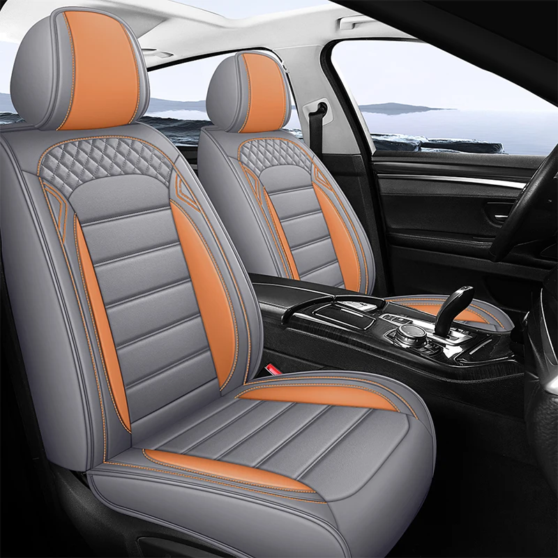 YUCKJU Car Seat Cover Leather For Chery All Models E5 A3 QQ3 QQ6 Ai Ruize A3 Tiggo X1 QQ A5 E3 V5 Tiggo CAR STYLING