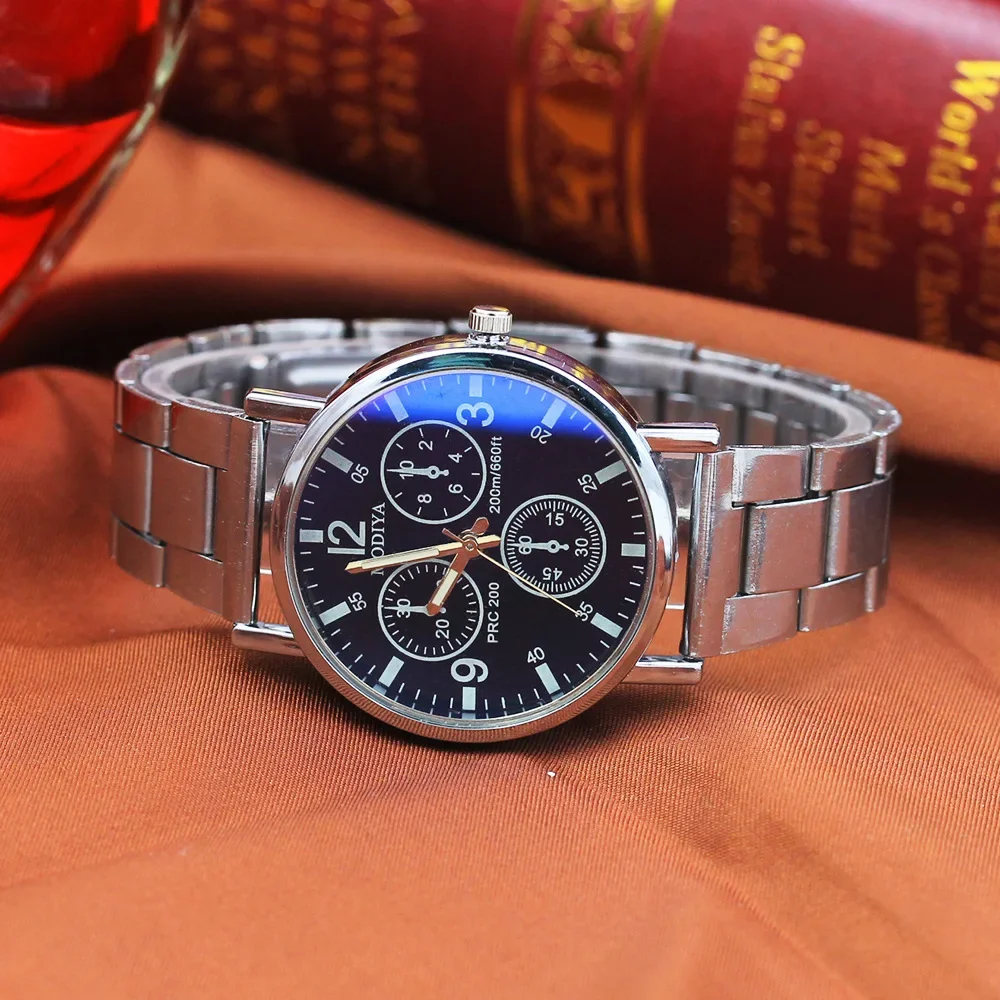 Fashion Watches for Men Luxury Business Wrist Watches Men Stainless Steel Quartz Wristwatch Casual Mens Watch Relógios Masculino