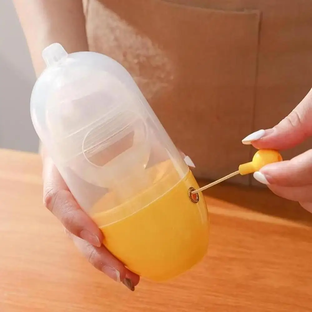1 Pcs Household Egg Tool Kitchen Accessories Egg Yolk Shaker Egg Puller Scrambler Gadget Manual Mixing Eggs Spin Maker