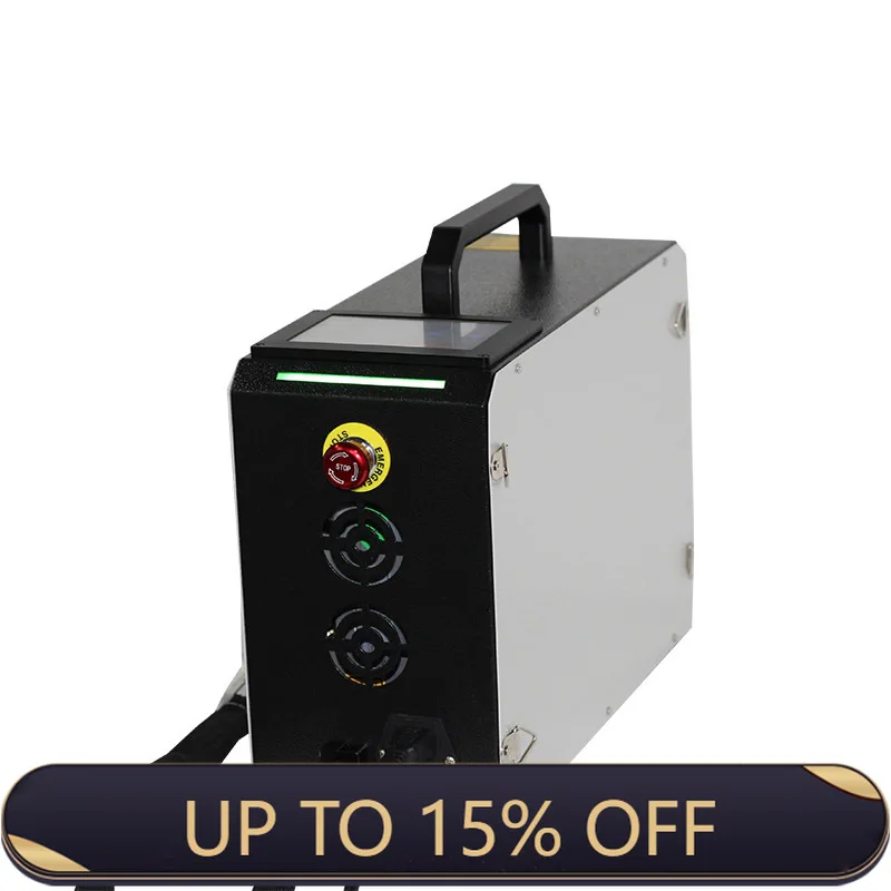 Fabricante de productos 100W/200W Max marca limpiador láser de fibra portátil máquina de acero inoxidable con la mejor calidad
