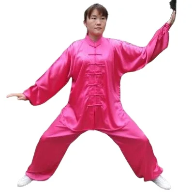 Traditional Chinese Tai Chi Kung Fu Uniforms Adult Morning Gymnastics Wushu Clothing Adult Martial Arts Wing Chun Suit