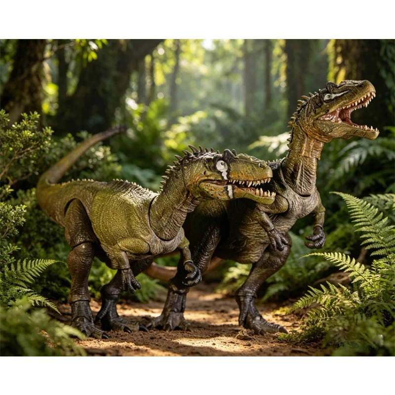 Allosaurus Dinosaur Figure Articulated Posable Collectible Dinosaur Model Jurassic Dino Toy Benxin Nangai