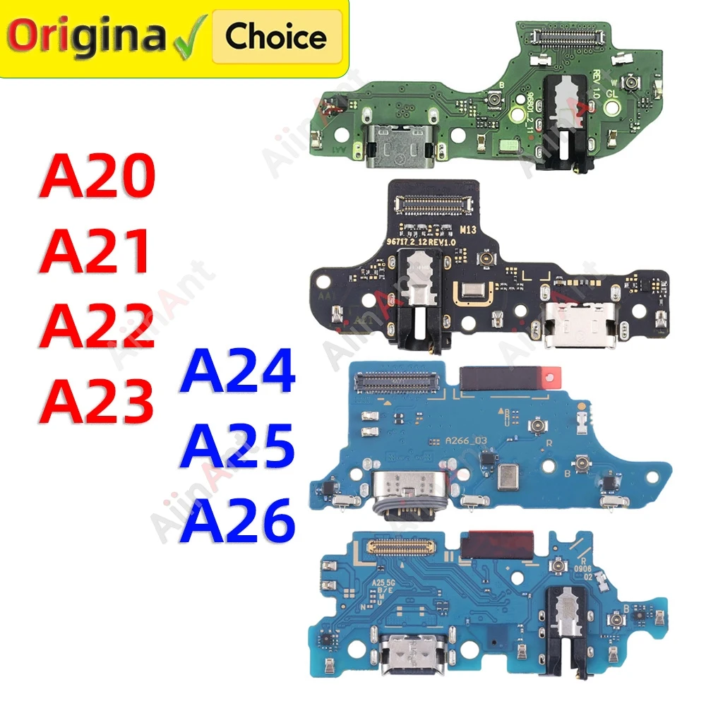 Dock USB Charger Board Port Connector Charging Flex Cable For Samsung Galaxy A26 A25 A24 A23 A22 A21 A20 A20S A215F A225F 4G 5G