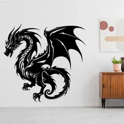 Dragon wall decor Wild Dragon Decals Dragon Art wall Art Stickers Home Interior Design Office Murals Gifts Decoration Vinyl D15