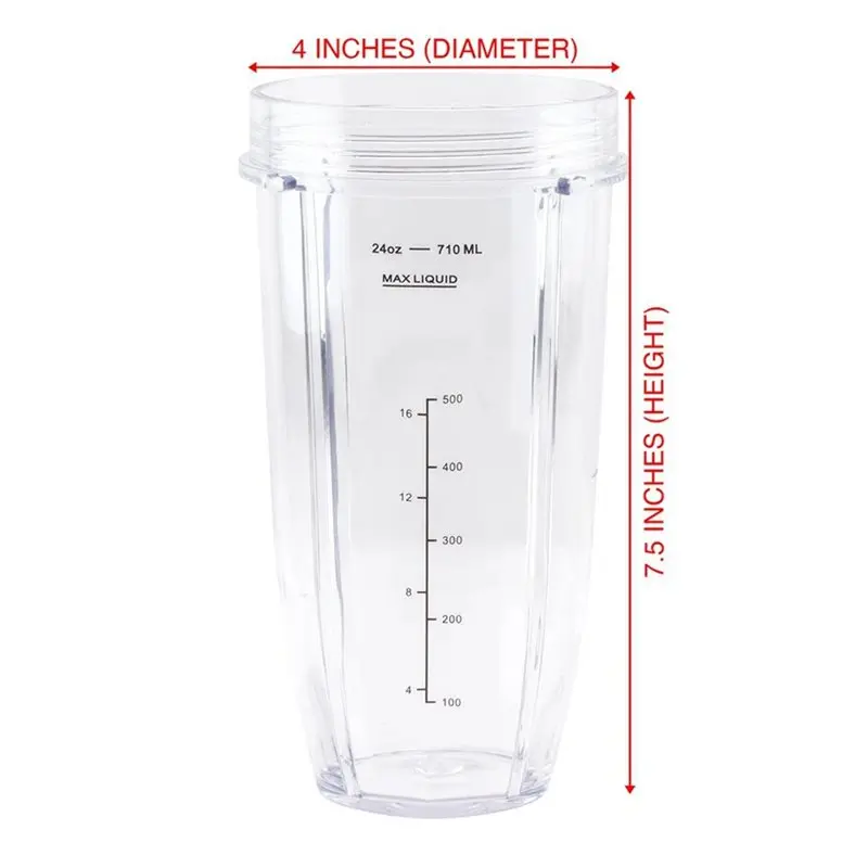 N84R 2X запасные части для блендера для чашки Ninja 24 унций, 7 лезвий экстрактора для Nutri Ninja Auto IQ BN801 SS101 BL480-30