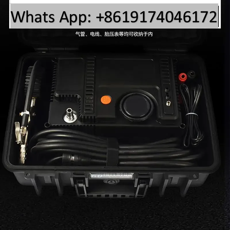 Car mounted air pump, dual cylinder high-pressure high-power desert off-road vehicle, SUV tire pump, portable for RV use