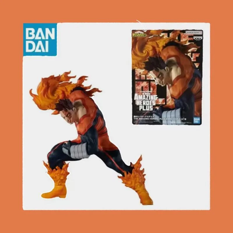 In Stock Original Genuine Bandai Namco Banpresto My Hero Academia Endeavour The Amazing Heroes Plus Pvc Desktop Toy Gift Model