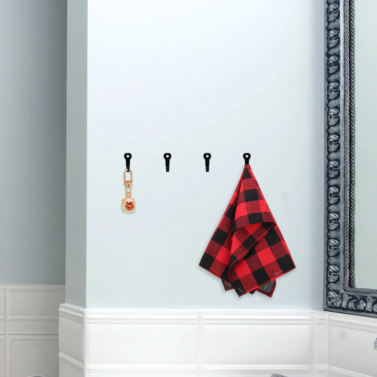 

10Pcs Wall Mounted Metal Hooks for Home Kitchen Bathroom Heavy Duty Durable Stylish Easy Install Hanging Solutions