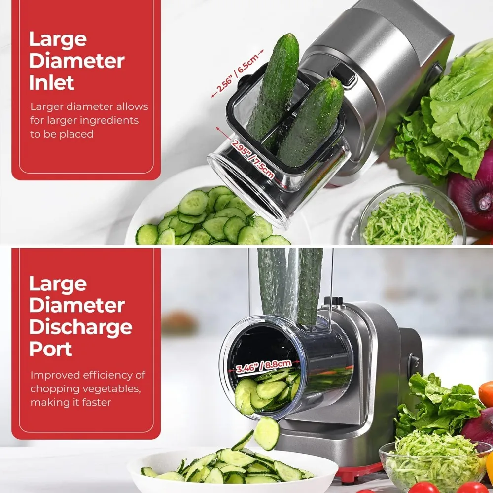 Household Multi-function Vegetable Cutter Vegetables Slicer Kitchen Gadgets Electric Cutting Automatic Slicing and Grater Chips