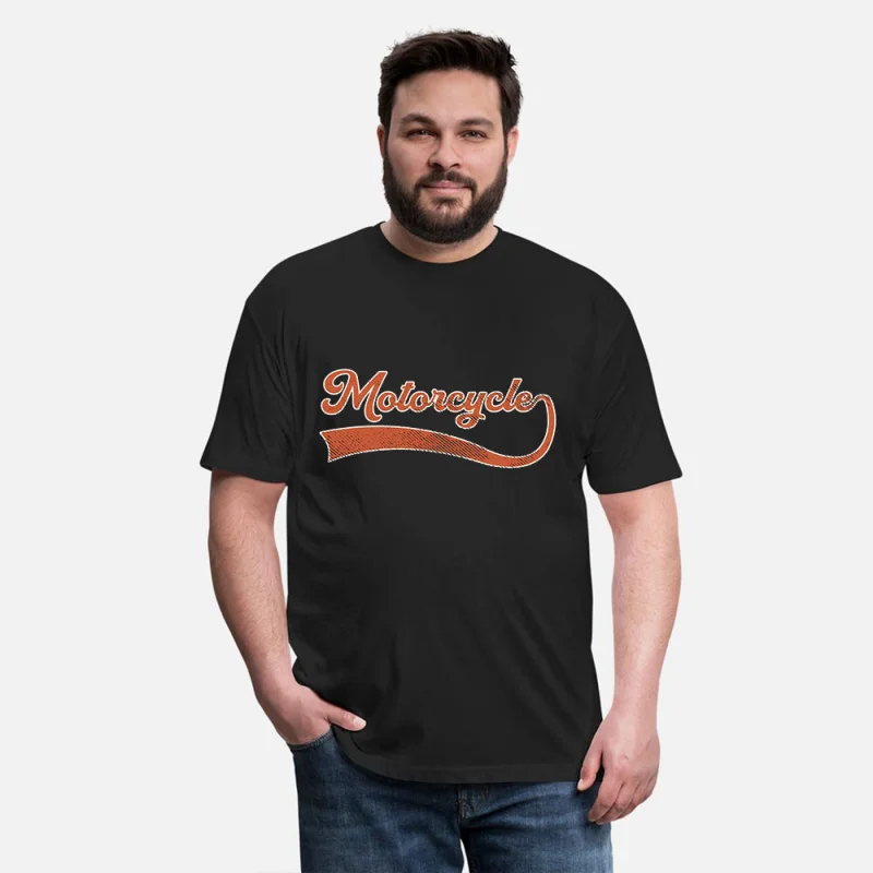 

0415 Retro Motorcycle Gift t shirt for Cafe Racer Full Of Spee Graphic clothes 100% cotton printed tee All size Tops S-6XL