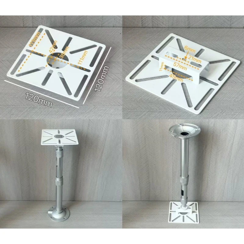 Aluminum Security Camera Mount Bracket For Wall And Ceiling Mount Easy Setups
