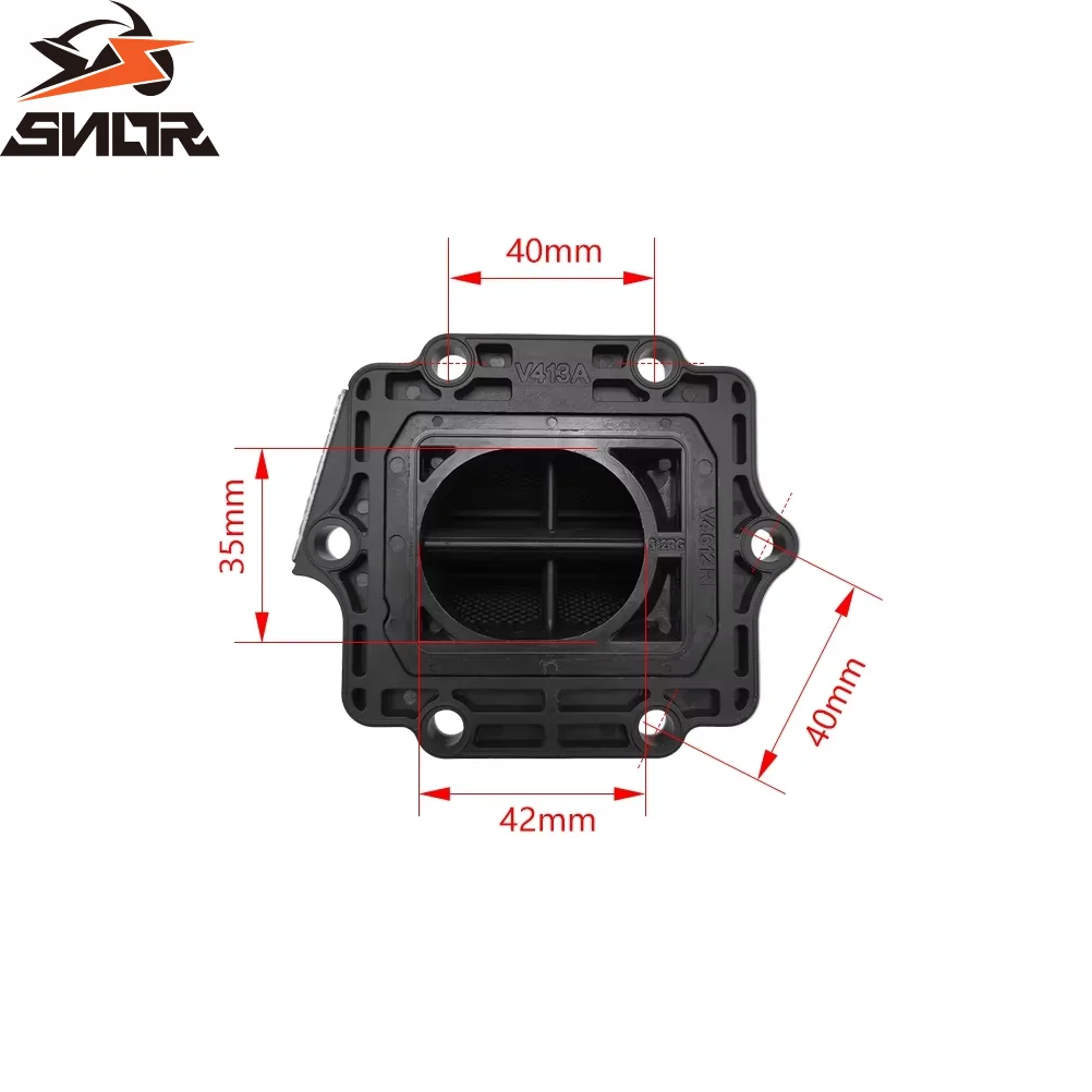 SNOR Motorcycle Reed Valve For KAWASAKI KX125 01-02 KDX200 1983-2006 KDX220 1997-2005 Dirt Pit Bike Valve Assy 12021-1116