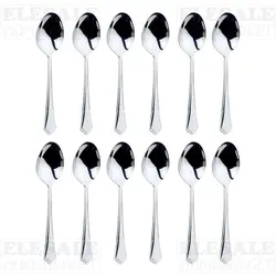 12pcs/Dozen Kitchen Spoons 13.3CM High Quality Stainless Steel Teaspoon Surface Polished Coffee Tea Spoon For Tea Coffee Cup