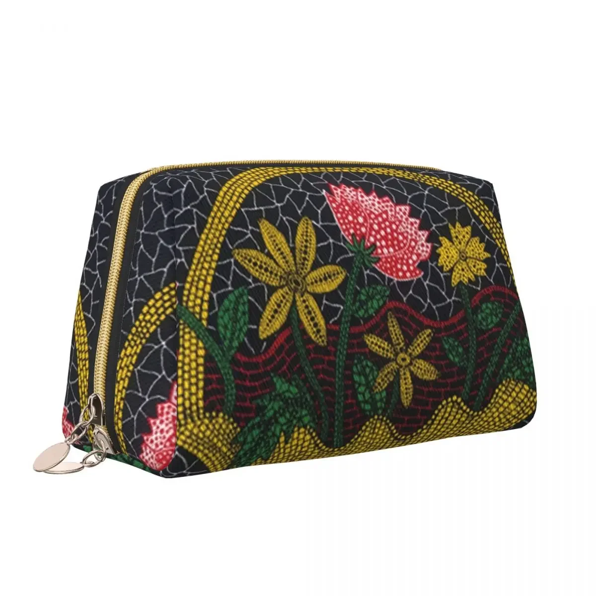 Travel Yayoi Kusama Toiletry Bag Cute Plants In The Basket Makeup Cosmetic Organizer Women Beauty Storage Dopp Kit Case