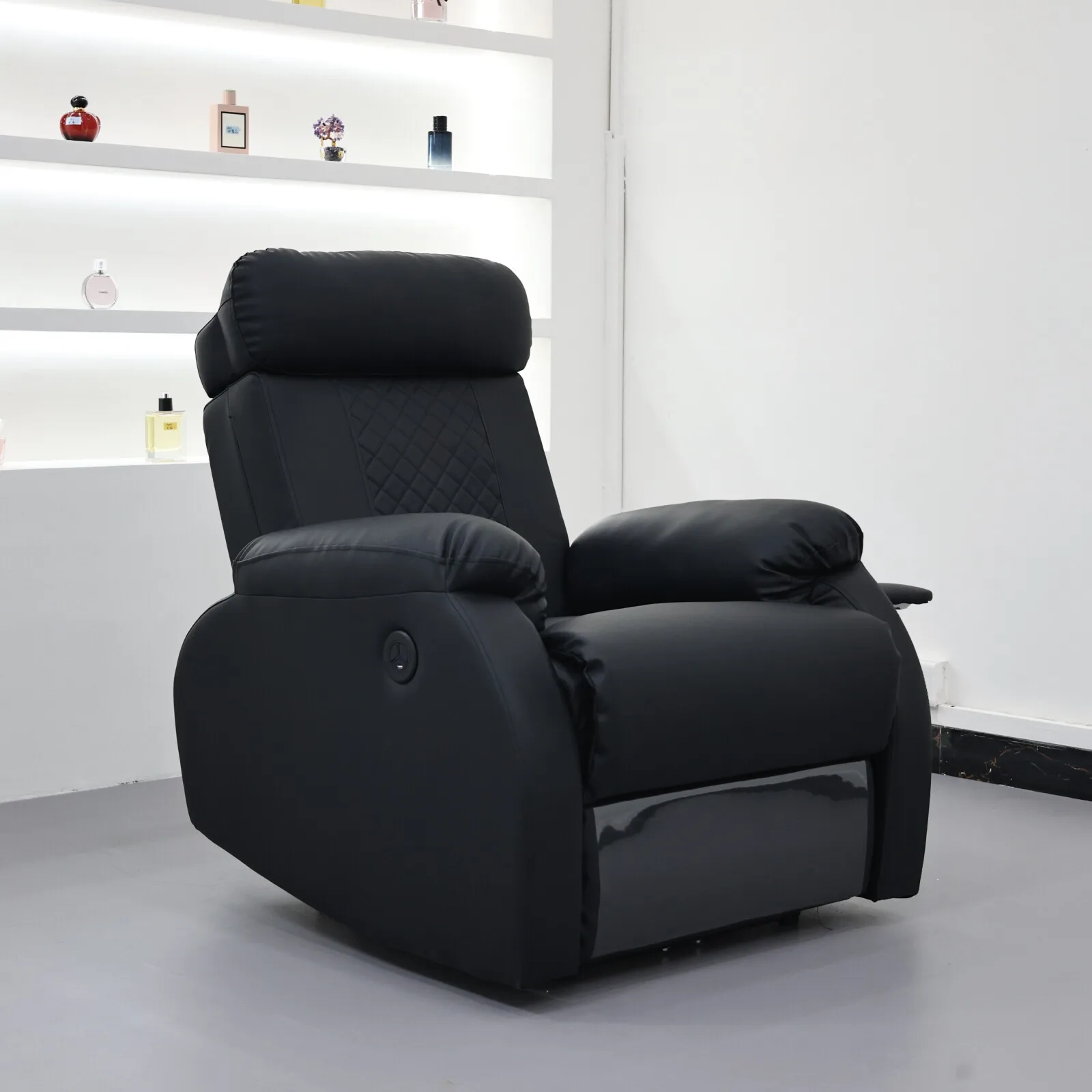 

Electric recliner, massage sofa, adjustable home theater seats, ergonomic lazy sofa, Comfortable Lounge Chair with Footres black