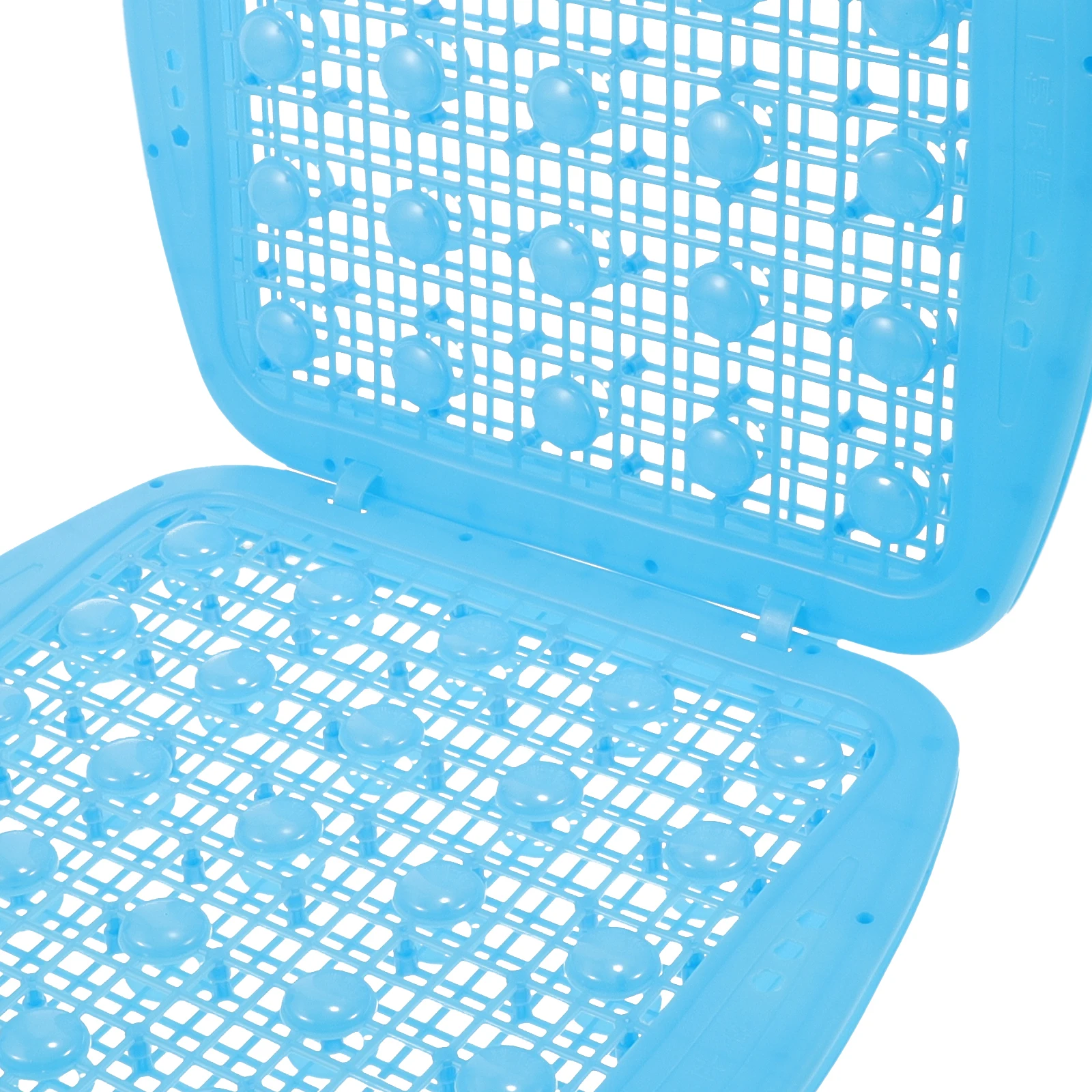 

Summer Plastic Seat Cushion Dual-layer Blue Universal Car Truck Van Ventilated Cooling Pad Sky-blue Easy Maintenance