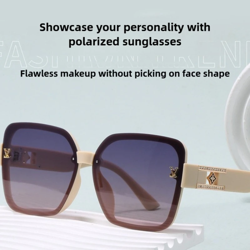 

​​Women's High End Fashion Sunglasses Large Frame Face Slimming UV Protection for Daily Use​​