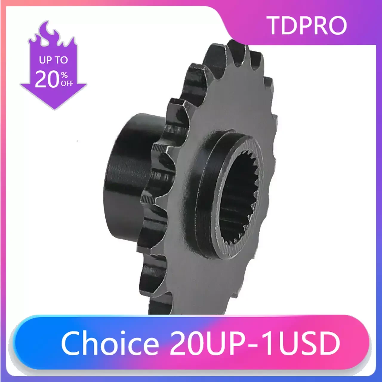 TDPRO 1PC 19T Front Engine Sprocket for 428 Chain GY6 150 200cc ATV Go Kart Quad Buggy Mini Motorcycle Three-wheeled Vehicle
