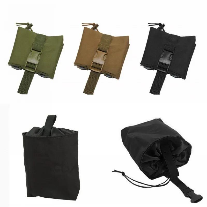 1000D Nylon Tactical Magazine Dump Pouch Outdoor First Aid Kits Molle Mag Drop Pouch Recycling Bag Storage Tool Bag