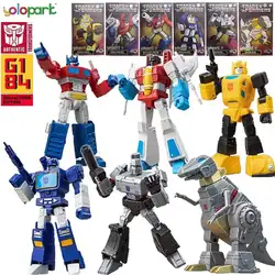 YOLOPARK G1 Action Figures Licensed by Hasbro AMK Mini Series Transformers Toy Optimus Prime Megatron Bumblebee Soundwave
