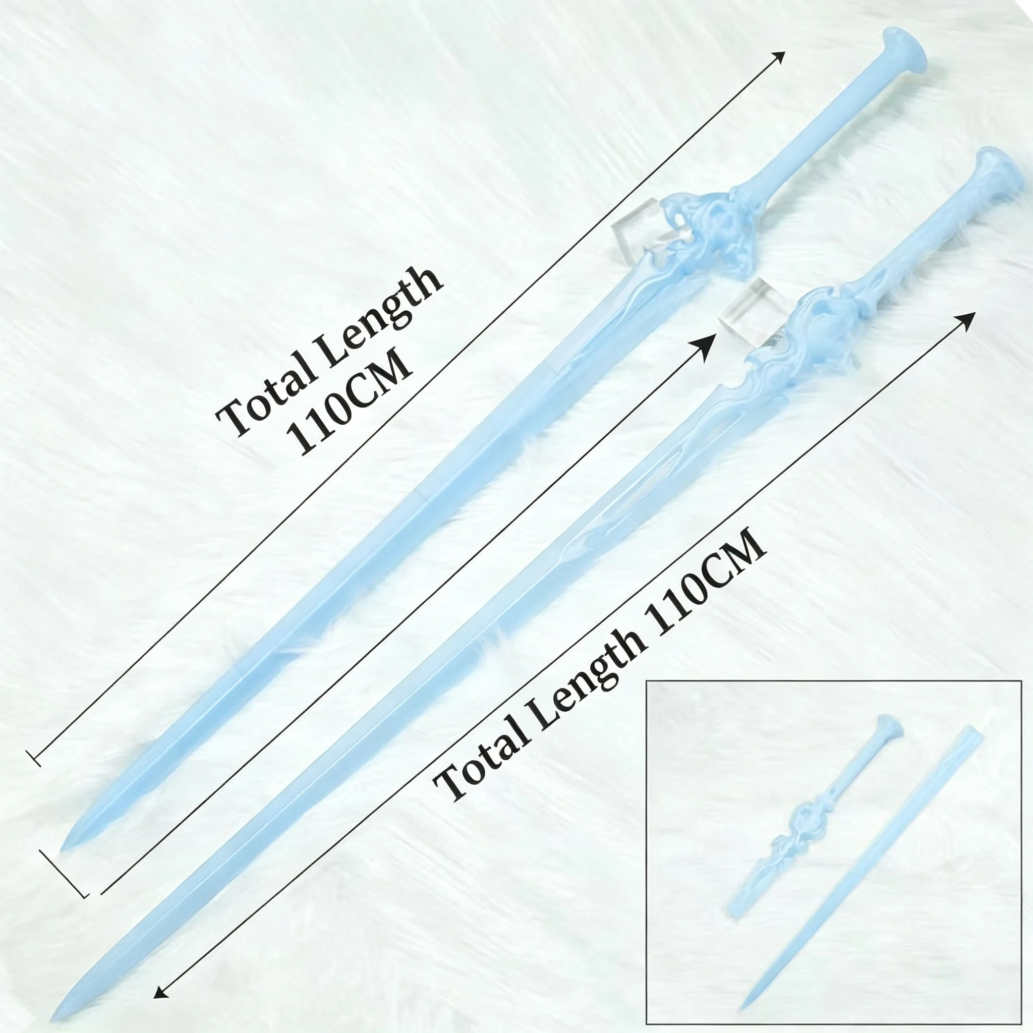QingXiao 3D Printing Sword Weapons Game Wuthering Waves Cosplay Prop For Halloween Christmas Fancy Party Costume Accessories