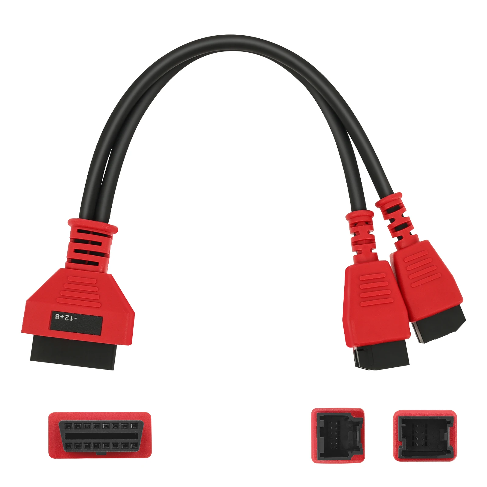 New OBD2 Cable for FIAT/ALFA ROMEO OBD 12+8 SGW Bypass Adapter Lead Cable for Chrysler 12 8 Adapter Cable Works for LAUNCH X431