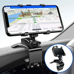 1PC Universal 360 Degree Rotation Car Dashboard Smartphone Bracket Car Clip Mount Dashboard Gps Mobile Car Holder Phone Stand