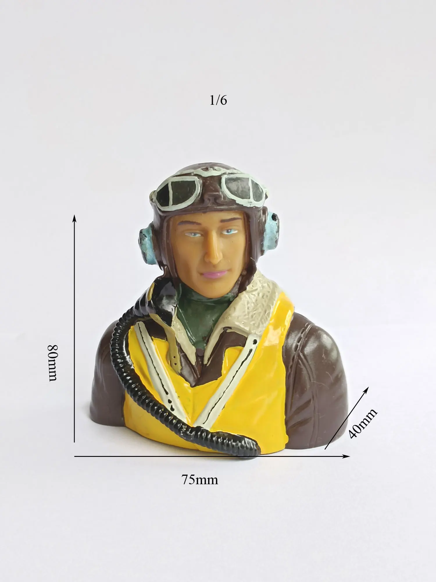 Model aircraft pilot  1/6 WWII British pilots 1/6 Scale RC Airplane Pilot Figure Model