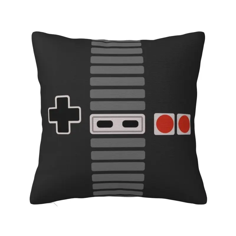 Retro Vintage Gaming Controller Cushion Cover 40x40 cm Polyester Soft Video Game Throw Pillow Case For Sofa Bedding Pillowcase