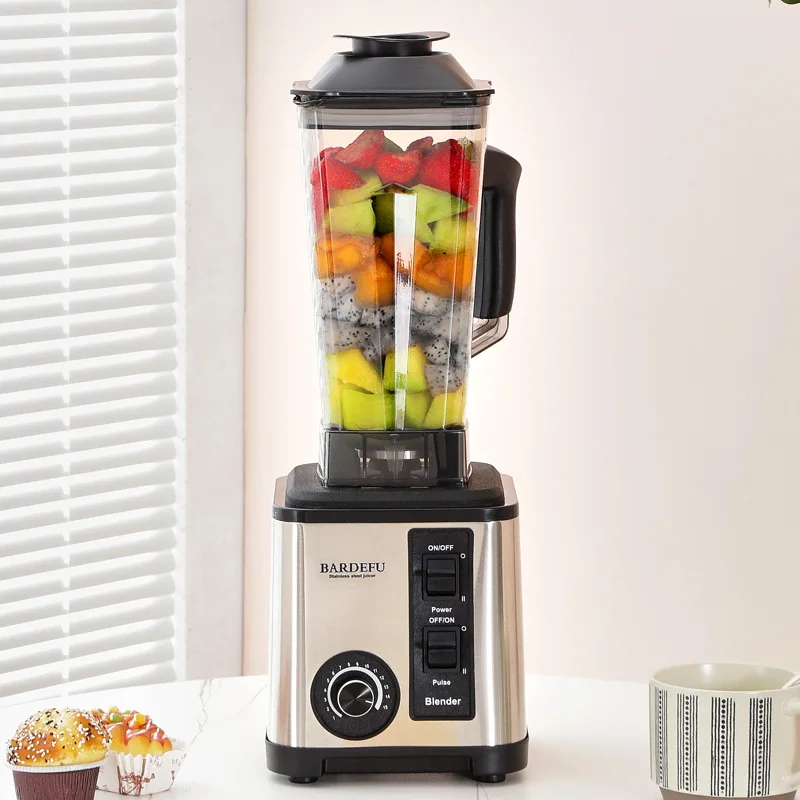 IN STOCK 9525 Motor Hot Sell 3 in 1 Blender  3L Heavy Duty Kitchen Household Fresh Fruit Juicer Electric Smoothie Mixer Blender