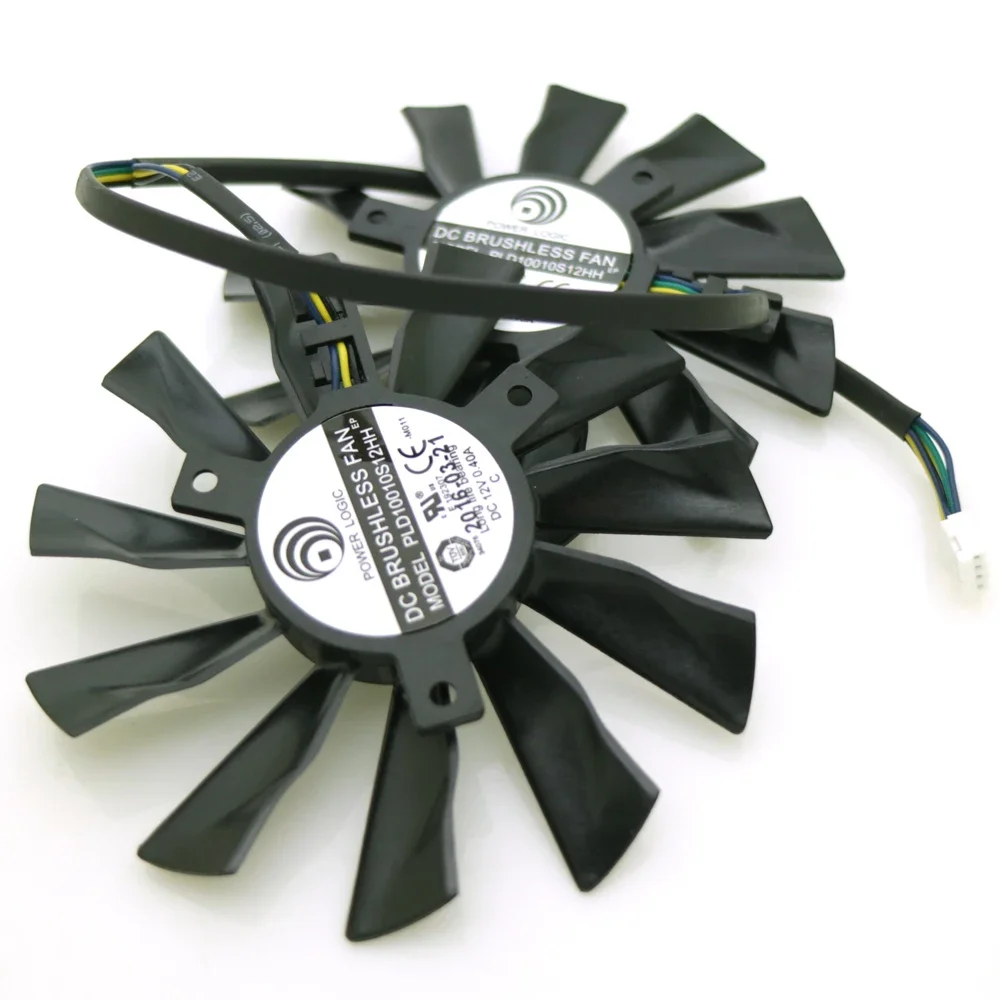NEUE 2 teile/los PLD10010S12HH 95mm 4Pin VGA Lüfter Für MSI R9-290X R9-280X R9-270X R7-260X Grafikkarte Kühler Lüfter