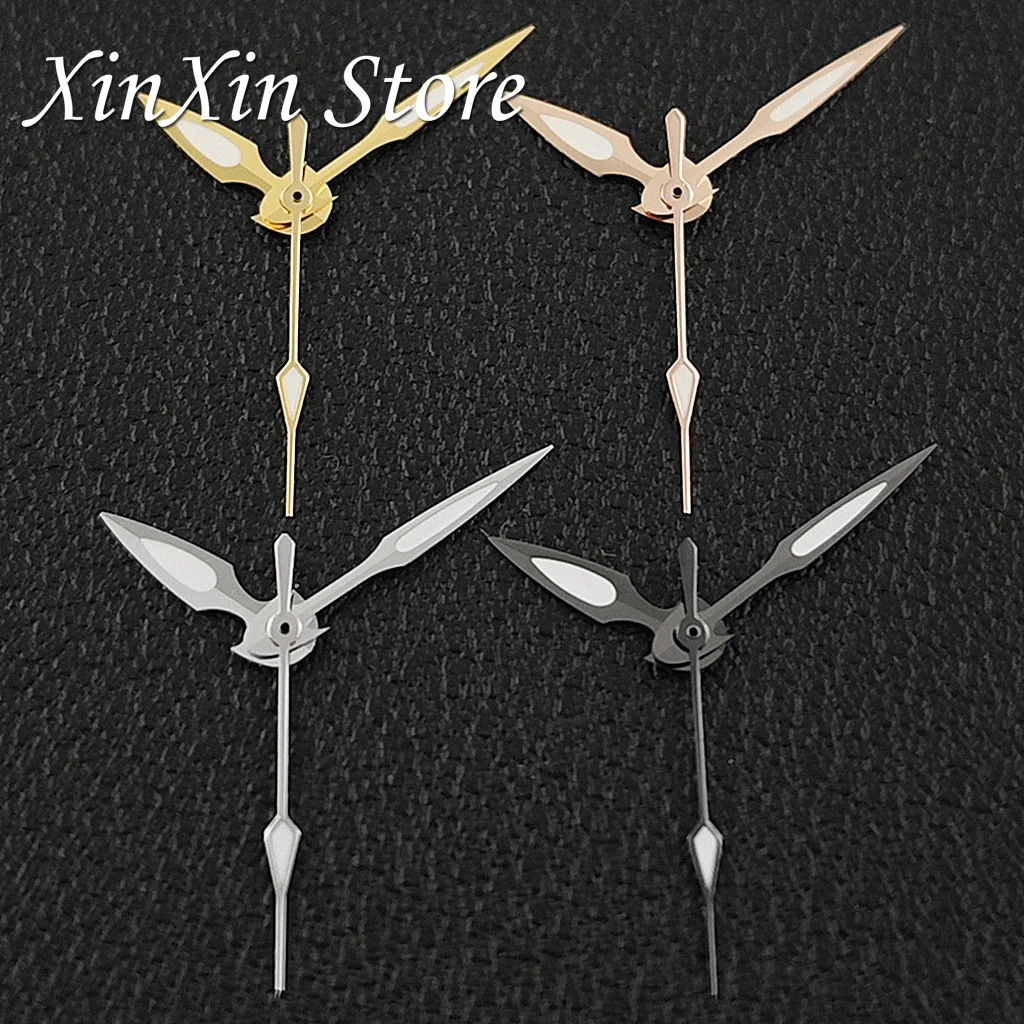 Silver Rose Gold Gun Gold NH35 Watch Hands Watches Pointers Green Luminous for NH34 NH35 NH36 4R 7S Movement Replacements Parts