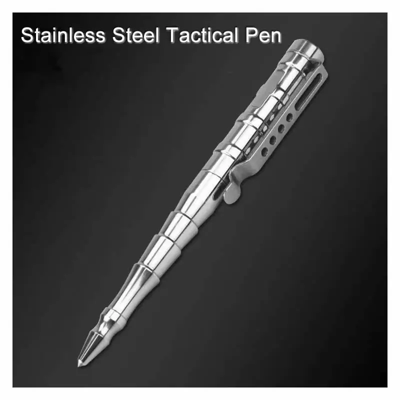 New High Quality Laxi B009 Stainless Steel Tactical Pen Outdoor EDC Tool Emergency Survival Kit Glass Breaker Gift Box