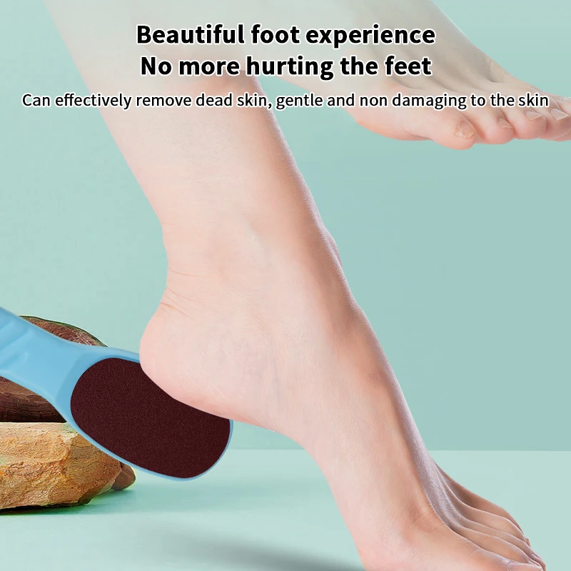 1Pcs Heel Callus Remover Double-sided Abrasive Foot Rubbing Board Professional Dead Skin Grinder Care Exfoliating Tool Foot Care