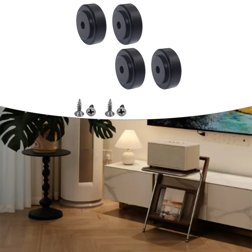 Slip Shock Absorbers Speaker Feet Pads -slip Bottom Shock-absorbing Pads Compact Design Home Audio Setup  Slip