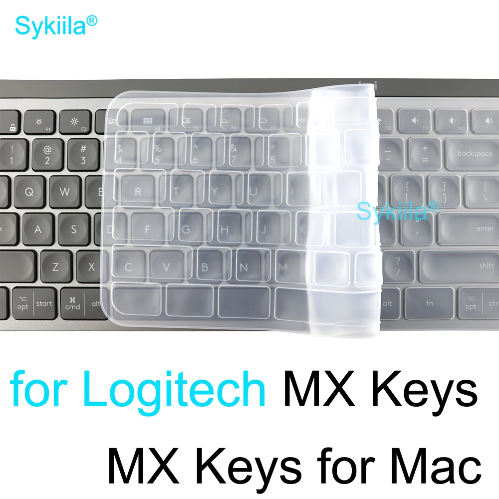 

Keyboard Cover for MX KEYS Plus for Mac for Logitech for Logi Wireless Protective Protector Skin Clear Silicone Case Accessories