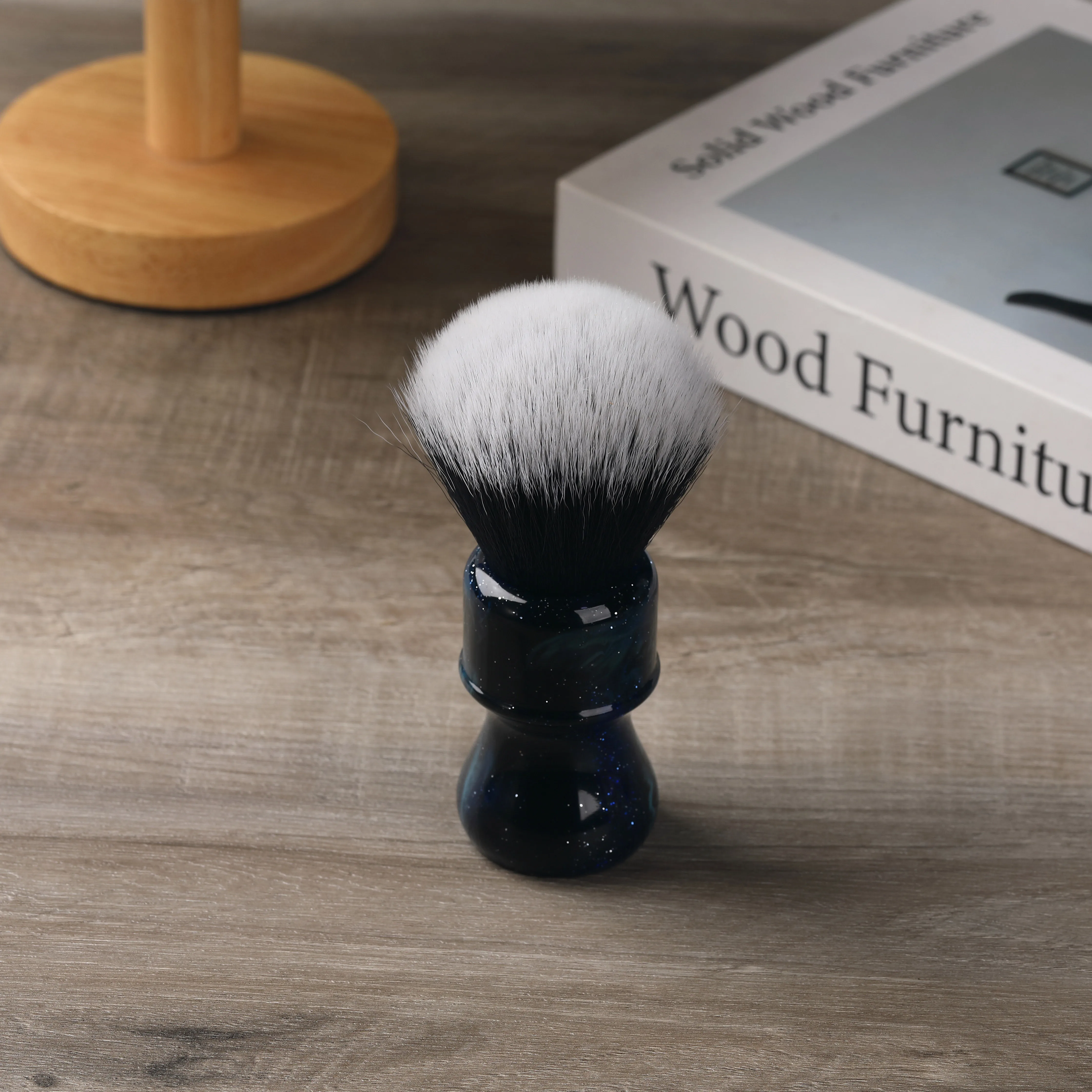 YAQI 26MM Mysterious Space Color Handle Tuxedo Shaving Brush For Men