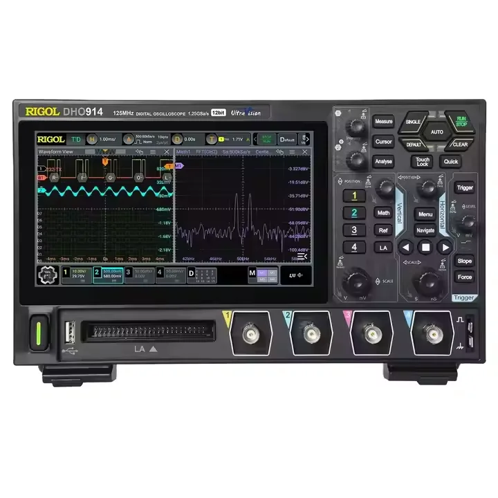 

DHO914S 125MHz 12-bit 4-Channel Digital Oscilloscope With 1.25GSa/s Sampling Rate And Ultra-Deep Memory