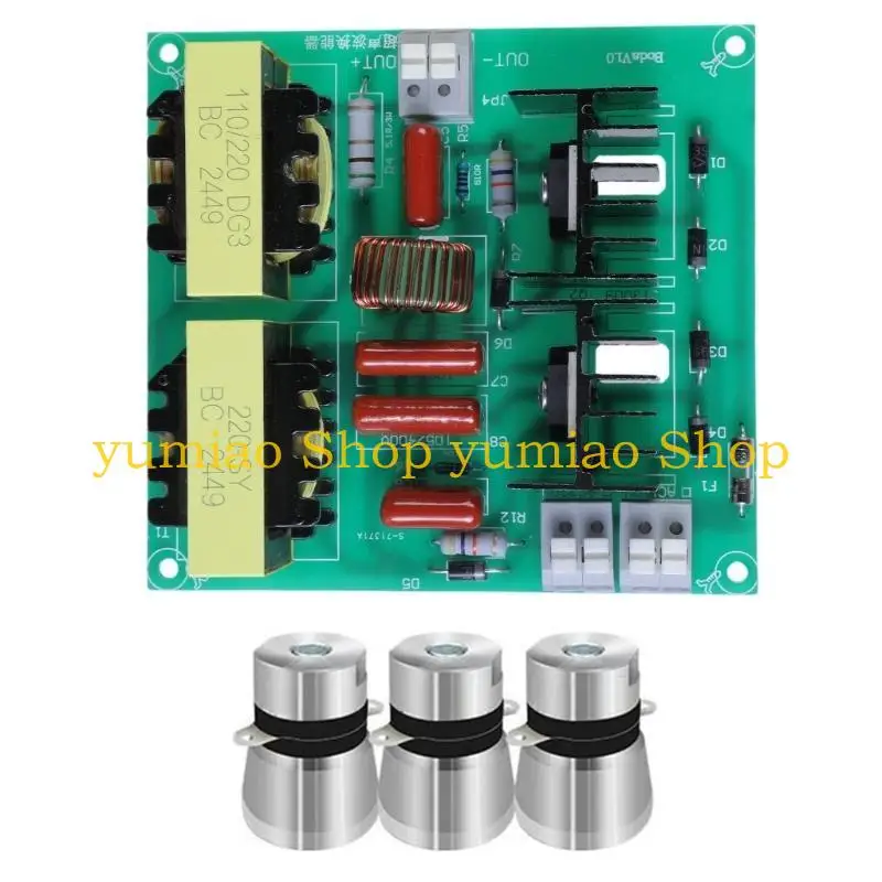 587B Ultrasonic Cleaner PCB Driver Board 150W 40KHz with Transducers Car Wash Tool