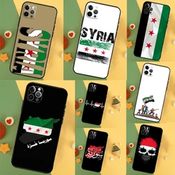 Syrian Syria Flag Funda For iPhone 11 12 13 14 16 15 Pro Max Mini XS Max X XR SE2 7 8 14 16 15 Plus Phone Case