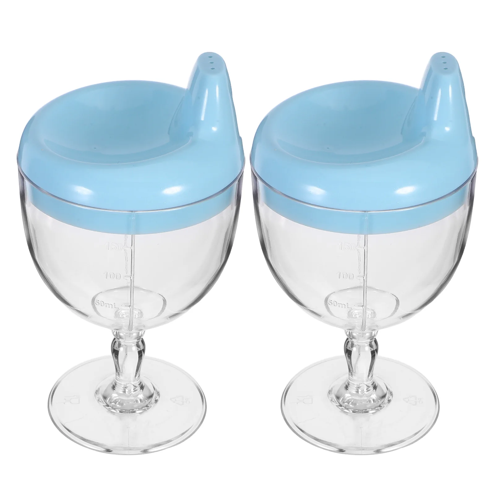 

2pcs Baby Sippy 150Ml Spill Proof Toddler Training Cups Plastic Milk Juice Water Cups For Kids Non-Slip Drop Resistant Safe