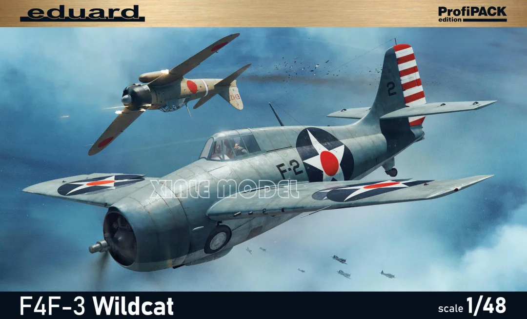 

Eduard Plastic Assembled Aircraft Model Kit 82201 F4F-3 Wildcat ProfiPack edition 1/48