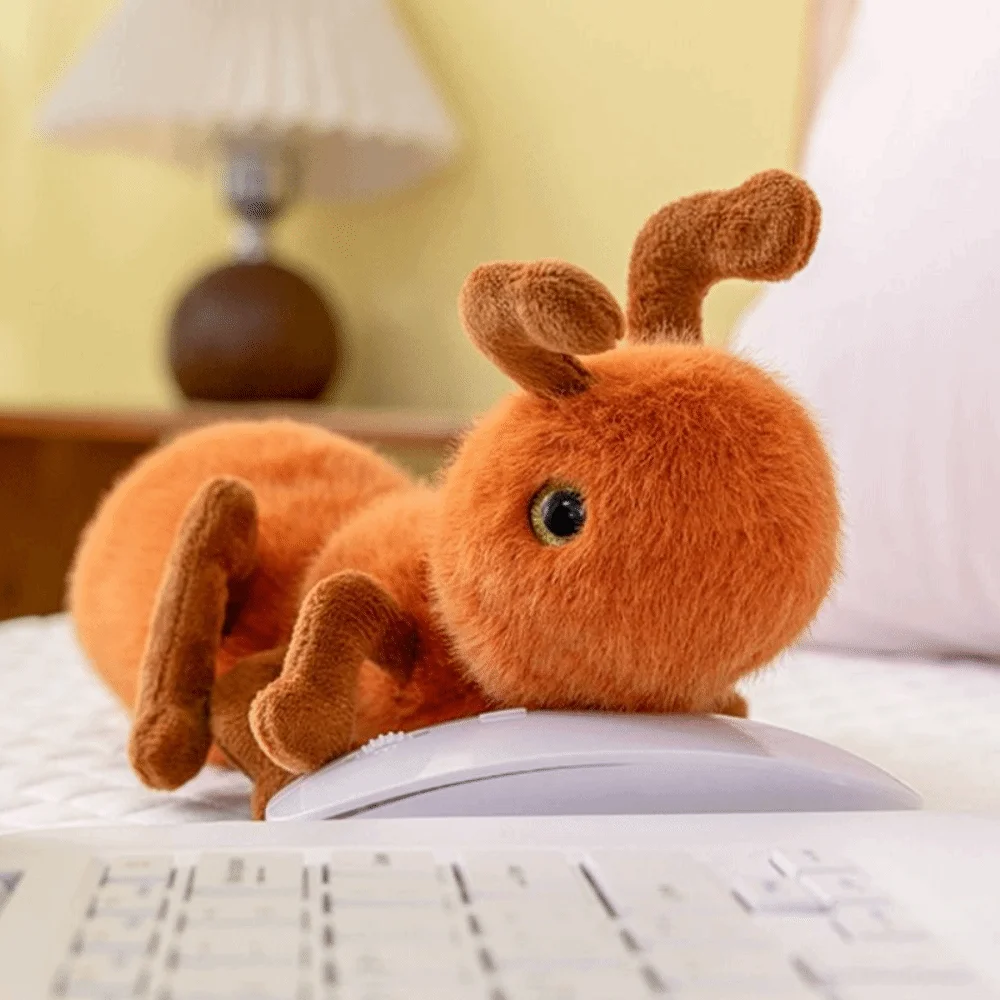 

PP Cotton Lilttle Ant Plush Toys Stuffed Animal 20cm Animal Stuffed Toys Kawaii Lifelike Ant Plush Doll Home Decor