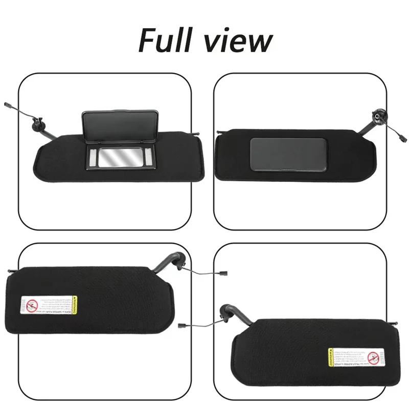 

1Pair Car Sun Visors Shades W/LED Light 10442033 10442034 For Corvette C5 1997-2004 Sunvisors Vanity Mirror