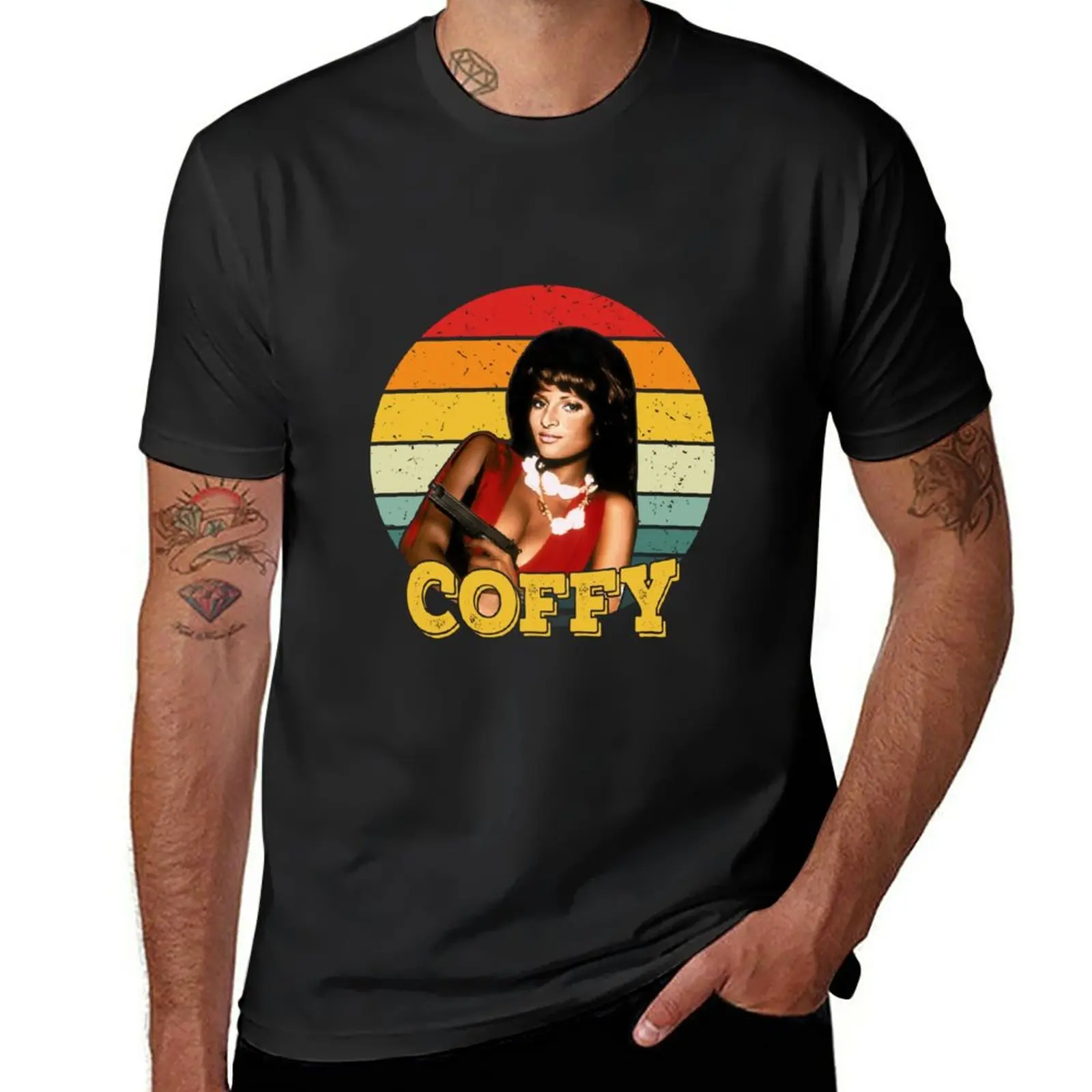 New Coffy Classic Old Movie T-Shirt Blouse T-shirt short Aesthetic clothing plain t-shirt fruit of the loom mens t shirts